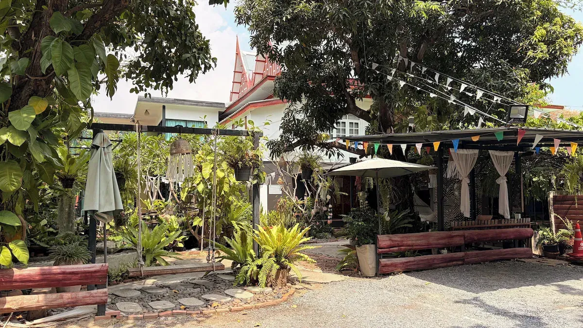 Traditional Thai-style architecture of the resort